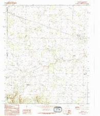 Goodlett Texas Historical topographic map, 1:24000 scale, 7.5 X 7.5 Minute, Year 1990