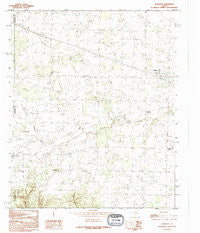 Goodlett Texas Historical topographic map, 1:24000 scale, 7.5 X 7.5 Minute, Year 1990