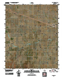 Goodlett Texas Historical topographic map, 1:24000 scale, 7.5 X 7.5 Minute, Year 2010