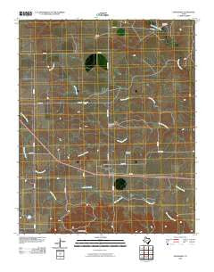 Goodnight Texas Historical topographic map, 1:24000 scale, 7.5 X 7.5 Minute, Year 2010