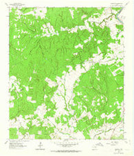 Goodwill Texas Historical topographic map, 1:24000 scale, 7.5 X 7.5 Minute, Year 1962