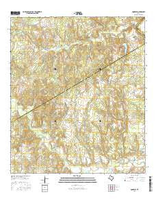 Goodwill Texas Current topographic map, 1:24000 scale, 7.5 X 7.5 Minute, Year 2016