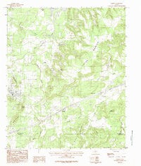 Gordon Texas Historical topographic map, 1:24000 scale, 7.5 X 7.5 Minute, Year 1984