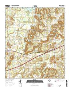 Gordon Texas Current topographic map, 1:24000 scale, 7.5 X 7.5 Minute, Year 2016