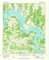 Gordonville Texas Historical topographic map, 1:62500 scale, 15 X 15 Minute, Year 1958