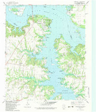 Gordonville Texas Historical topographic map, 1:24000 scale, 7.5 X 7.5 Minute, Year 1982