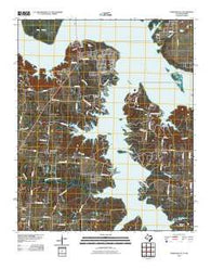 Gordonville Texas Historical topographic map, 1:24000 scale, 7.5 X 7.5 Minute, Year 2010