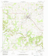 Gorman Texas Historical topographic map, 1:24000 scale, 7.5 X 7.5 Minute, Year 1968