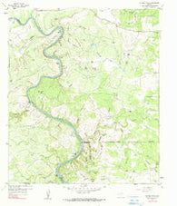 Gorman Falls Texas Historical topographic map, 1:24000 scale, 7.5 X 7.5 Minute, Year 1959