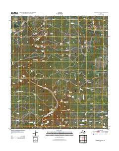 Gorman Falls Texas Historical topographic map, 1:24000 scale, 7.5 X 7.5 Minute, Year 2013