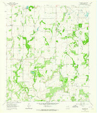 Gouldbusk Texas Historical topographic map, 1:24000 scale, 7.5 X 7.5 Minute, Year 1962