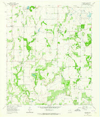 Gouldbusk Texas Historical topographic map, 1:24000 scale, 7.5 X 7.5 Minute, Year 1962
