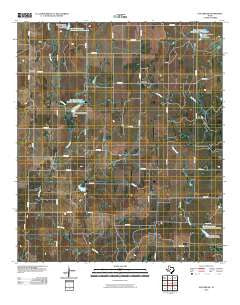 Gouldbusk Texas Historical topographic map, 1:24000 scale, 7.5 X 7.5 Minute, Year 2010