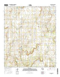 Gouldbusk Texas Current topographic map, 1:24000 scale, 7.5 X 7.5 Minute, Year 2016