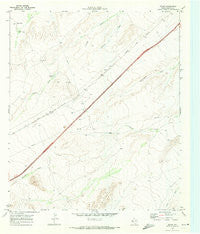 Gozar Texas Historical topographic map, 1:24000 scale, 7.5 X 7.5 Minute, Year 1970
