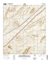 Gozar Texas Current topographic map, 1:24000 scale, 7.5 X 7.5 Minute, Year 2016