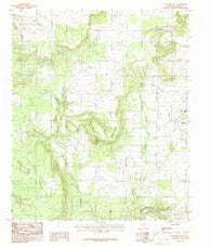 Graford West Texas Historical topographic map, 1:24000 scale, 7.5 X 7.5 Minute, Year 1984