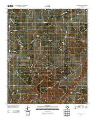 Graford East Texas Historical topographic map, 1:24000 scale, 7.5 X 7.5 Minute, Year 2010