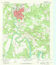 Graham Texas Historical topographic map, 1:24000 scale, 7.5 X 7.5 Minute, Year 1967