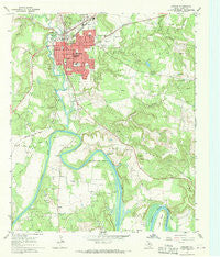 Graham Texas Historical topographic map, 1:24000 scale, 7.5 X 7.5 Minute, Year 1967