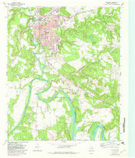 Graham Texas Historical topographic map, 1:24000 scale, 7.5 X 7.5 Minute, Year 1967
