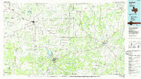 Graham Texas Historical topographic map, 1:100000 scale, 30 X 60 Minute, Year 1985