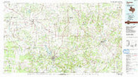 Graham Texas Historical topographic map, 1:100000 scale, 30 X 60 Minute, Year 1985