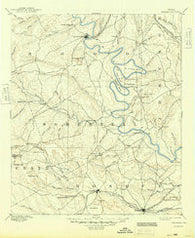 Granbury Texas Historical topographic map, 1:125000 scale, 30 X 30 Minute, Year 1889