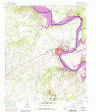 Granbury Texas Historical topographic map, 1:24000 scale, 7.5 X 7.5 Minute, Year 1961