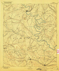 Granbury Texas Historical topographic map, 1:125000 scale, 30 X 30 Minute, Year 1889
