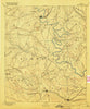 Granbury Texas Historical topographic map, 1:125000 scale, 30 X 30 Minute, Year 1889