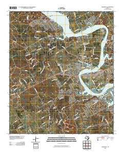 Granbury Texas Historical topographic map, 1:24000 scale, 7.5 X 7.5 Minute, Year 2010