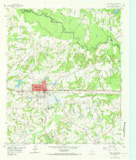 Grand Saline Texas Historical topographic map, 1:24000 scale, 7.5 X 7.5 Minute, Year 1959