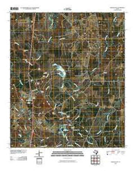 Grand Bluff Texas Historical topographic map, 1:24000 scale, 7.5 X 7.5 Minute, Year 2010