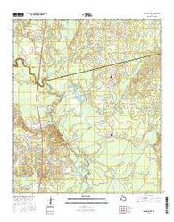 Grand Bluff Texas Current topographic map, 1:24000 scale, 7.5 X 7.5 Minute, Year 2016