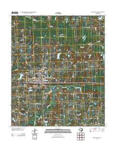 Grand Saline Texas Historical topographic map, 1:24000 scale, 7.5 X 7.5 Minute, Year 2012