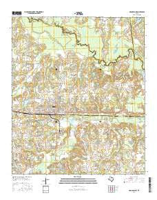 Grand Saline Texas Current topographic map, 1:24000 scale, 7.5 X 7.5 Minute, Year 2016