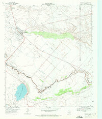 Grandfalls Texas Historical topographic map, 1:24000 scale, 7.5 X 7.5 Minute, Year 1969