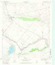 Grandfalls Texas Historical topographic map, 1:24000 scale, 7.5 X 7.5 Minute, Year 1969