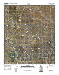 Grandfalls Texas Historical topographic map, 1:24000 scale, 7.5 X 7.5 Minute, Year 2010