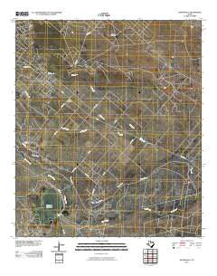 Grandfalls Texas Historical topographic map, 1:24000 scale, 7.5 X 7.5 Minute, Year 2010