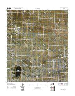Grandfalls Texas Historical topographic map, 1:24000 scale, 7.5 X 7.5 Minute, Year 2013