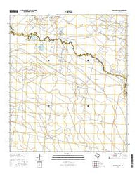 Grandfalls SW Texas Current topographic map, 1:24000 scale, 7.5 X 7.5 Minute, Year 2016