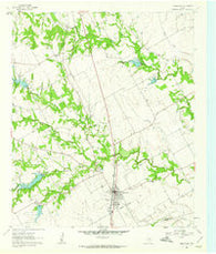 Grandview Texas Historical topographic map, 1:24000 scale, 7.5 X 7.5 Minute, Year 1961