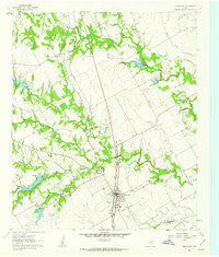 Grandview Texas Historical topographic map, 1:24000 scale, 7.5 X 7.5 Minute, Year 1961
