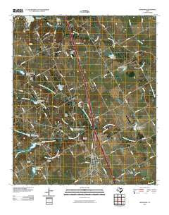 Grandview Texas Historical topographic map, 1:24000 scale, 7.5 X 7.5 Minute, Year 2010