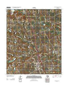 Grandview Texas Historical topographic map, 1:24000 scale, 7.5 X 7.5 Minute, Year 2012
