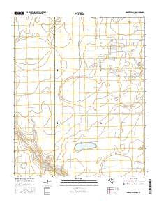 Grandview School Texas Current topographic map, 1:24000 scale, 7.5 X 7.5 Minute, Year 2016