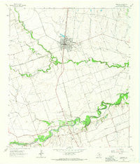 Granger Texas Historical topographic map, 1:24000 scale, 7.5 X 7.5 Minute, Year 1964