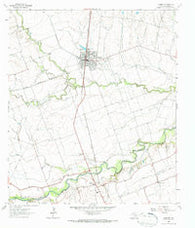 Granger Texas Historical topographic map, 1:24000 scale, 7.5 X 7.5 Minute, Year 1964
